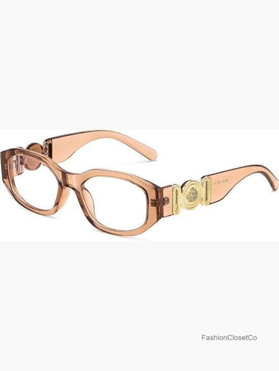 Blue Light Blocking Reading Glasses with Retro Rectangular Plastic Frame main image 5